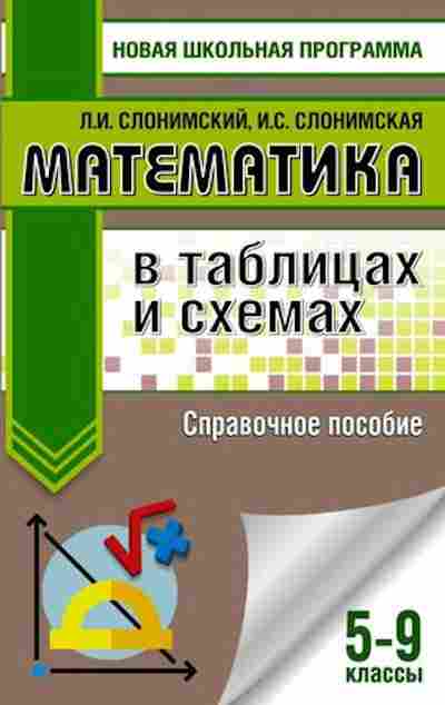 Книга Математика в таблицах и схемах 5- 9кл. Слонимский Л.И., б-2653, Баград.рф